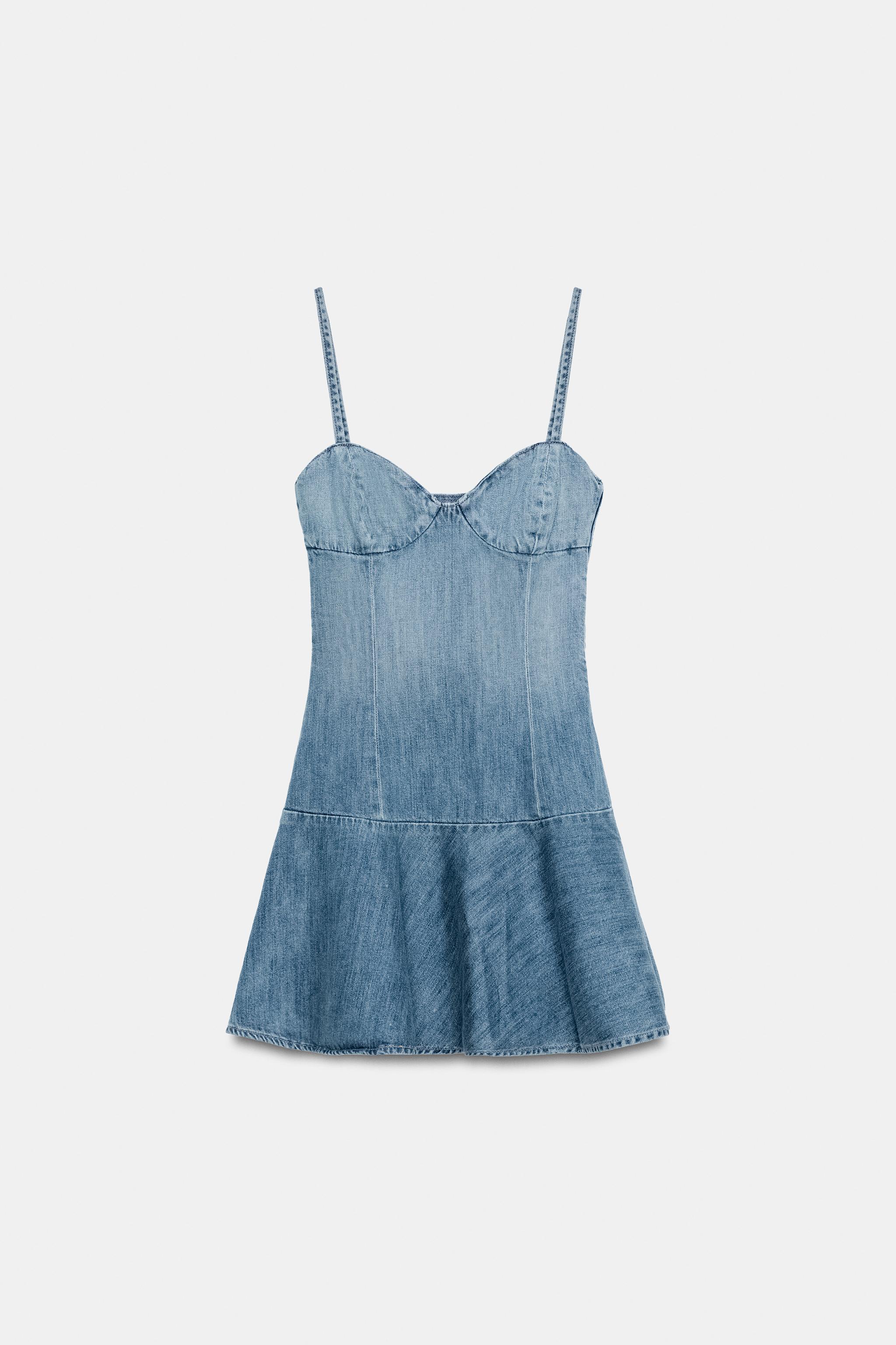 ROBE MINI EN DENIM TRF